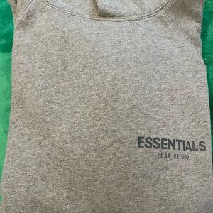 Fear of God Essentials Gray Hoodie